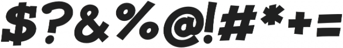 JollyGood Proper Serif Bold Italic otf (700) Font OTHER CHARS