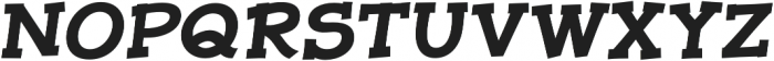 JollyGood Proper Serif Bold Italic otf (700) Font UPPERCASE