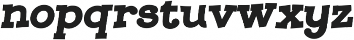JollyGood Proper Serif Bold Italic otf (700) Font LOWERCASE
