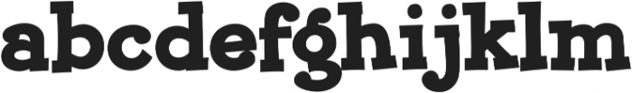 JollyGood Proper Serif Bold otf (700) Font LOWERCASE