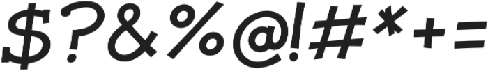 JollyGood Proper Serif Italic otf (400) Font OTHER CHARS