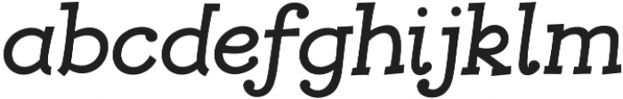 JollyGood Proper Serif Italic otf (400) Font LOWERCASE