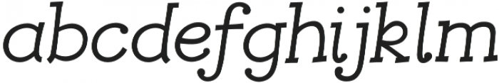 JollyGood Proper Serif Light Italic otf (300) Font LOWERCASE