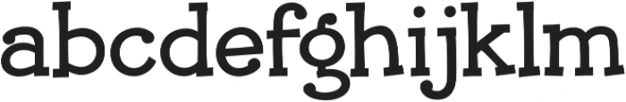 JollyGood Proper Serif Regular otf (400) Font LOWERCASE