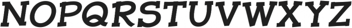 JollyGood Proper Serif SemiBold Italic otf (600) Font UPPERCASE