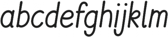 JollyGood Sans Condensed Light Italic otf (300) Font LOWERCASE