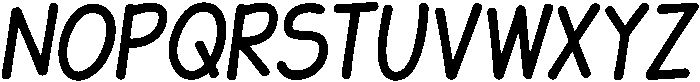 JollyGood Sans Condensed otf (400) Font UPPERCASE