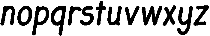 JollyGood Sans Condensed otf (400) Font LOWERCASE