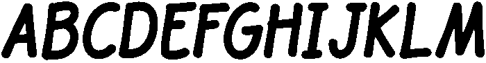JollyGood Sans Condensed otf (700) Font UPPERCASE
