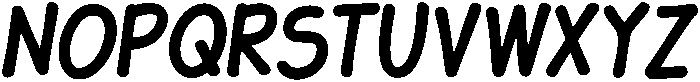 JollyGood Sans Condensed otf (700) Font UPPERCASE