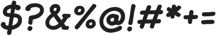 JollyGood Serif Bold Italic otf (700) Font OTHER CHARS