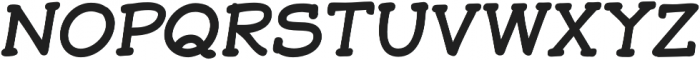 JollyGood Serif Bold Italic otf (700) Font UPPERCASE