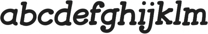 JollyGood Serif Bold Italic otf (700) Font LOWERCASE