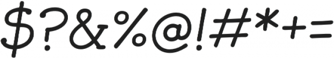 JollyGood Serif Light Italic otf (300) Font OTHER CHARS