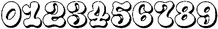 JollyPop Shadow otf (400) Font OTHER CHARS