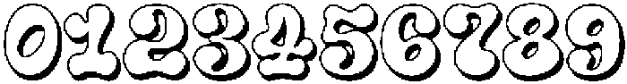 JollyPop Shadow ttf (400) Font OTHER CHARS