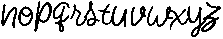 Jollyquill otf (400) Font LOWERCASE