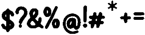 Jomose ttf (400) Font OTHER CHARS