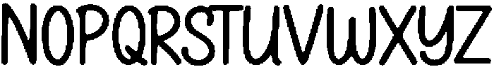 Jomose ttf (400) Font UPPERCASE