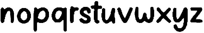 Jomose ttf (400) Font LOWERCASE