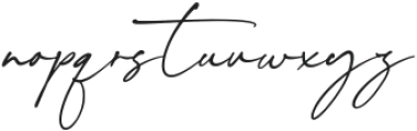 Jonathan Signature otf (400) Font LOWERCASE