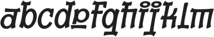 Jonyock Condensed Slant otf (400) Font LOWERCASE