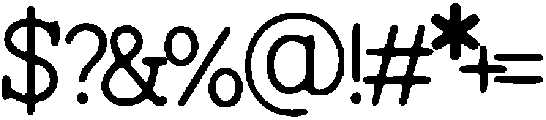 Jopara ttf (400) Font OTHER CHARS
