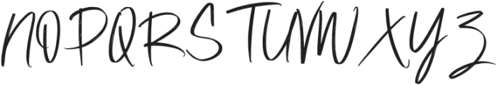 Jorima Signature Brush Regular otf (400) Font UPPERCASE
