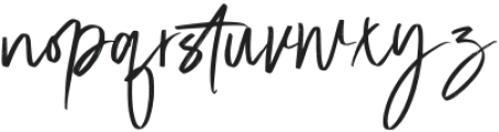 Jorima Signature Brush Regular otf (400) Font LOWERCASE