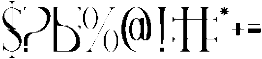 Jorven otf (400) Font OTHER CHARS