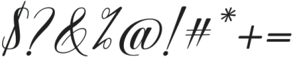 Josephani Italic Italic otf (400) Font OTHER CHARS