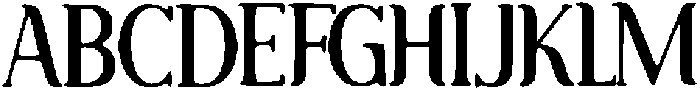 Josuna ttf (400) Font UPPERCASE