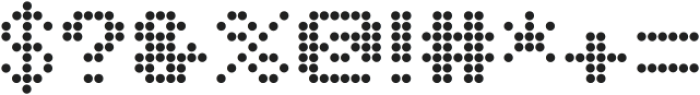 Jot-a-Dot Regular otf (400) Font OTHER CHARS