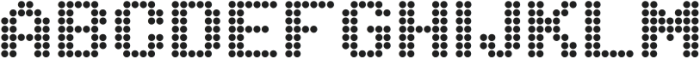 Jot-a-Dot Regular otf (400) Font UPPERCASE
