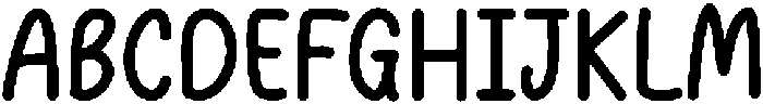 Journal Note Regular ttf (400) Font UPPERCASE