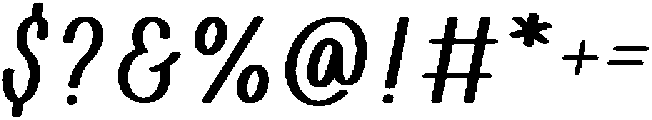 Journal time Regular otf (400) Font OTHER CHARS