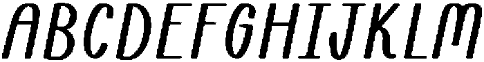 Journal time Regular otf (400) Font UPPERCASE