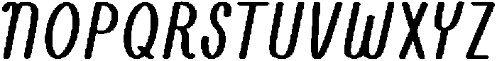 Journal time Regular otf (400) Font UPPERCASE