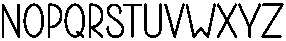 Journey March Regular otf (400) Font LOWERCASE
