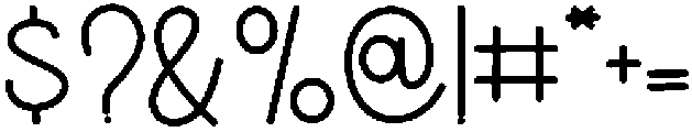 Journey Pencil Regular otf (400) Font OTHER CHARS