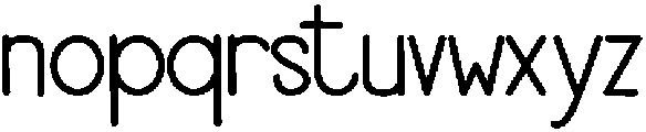 Journey Pencil Regular otf (400) Font LOWERCASE