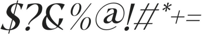 JourneyItalic otf (400) Font OTHER CHARS