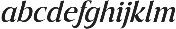 JourneyItalic otf (400) Font LOWERCASE