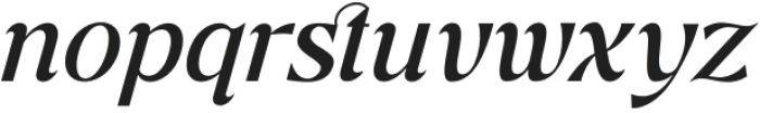 JourneyItalic otf (400) Font LOWERCASE