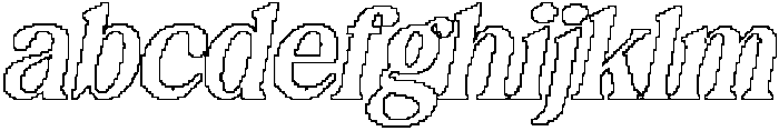 Jovelyn Pixel Outline otf (400) FONT