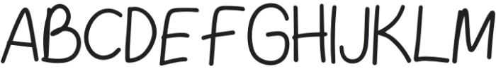 Joyberry Regular otf (400) Font UPPERCASE