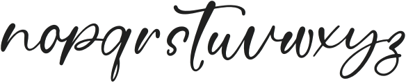 Joyful Cutefun otf (400) Font LOWERCASE