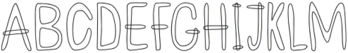 Joyful-Diary Regular otf (400) Font UPPERCASE