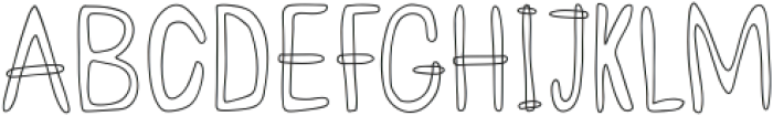 Joyful-Diary Regular ttf (400) Font UPPERCASE