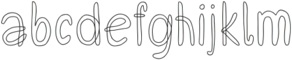 Joyful-Diary Regular ttf (400) Font LOWERCASE